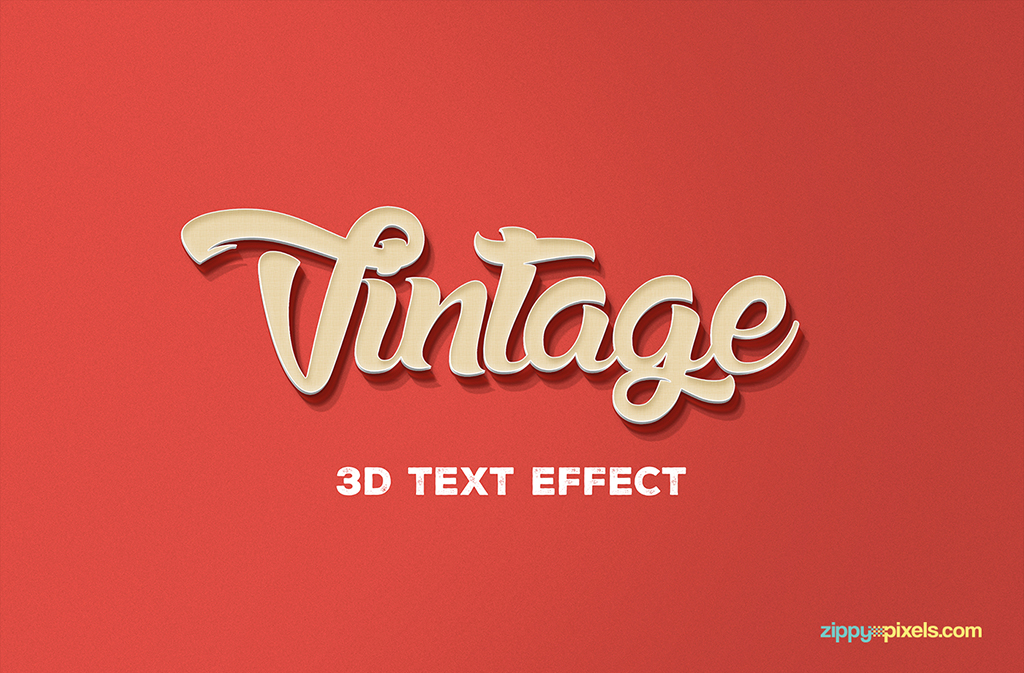 free text effect psd